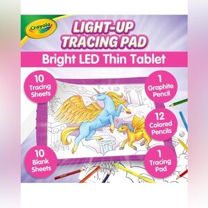 Crayola Light-Up Tracing Pad - Pink NEW